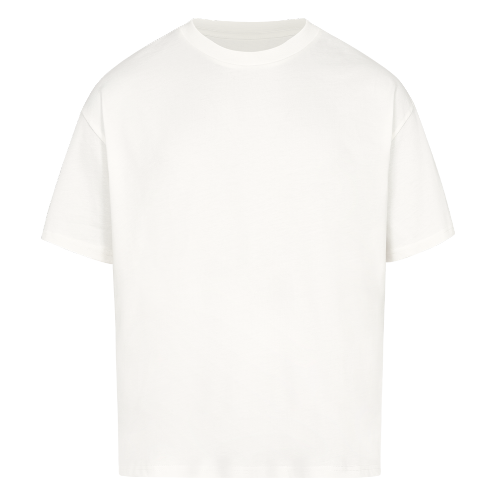 DIVSN PARAISO Oversized Shirt Weiß Vorderansicht