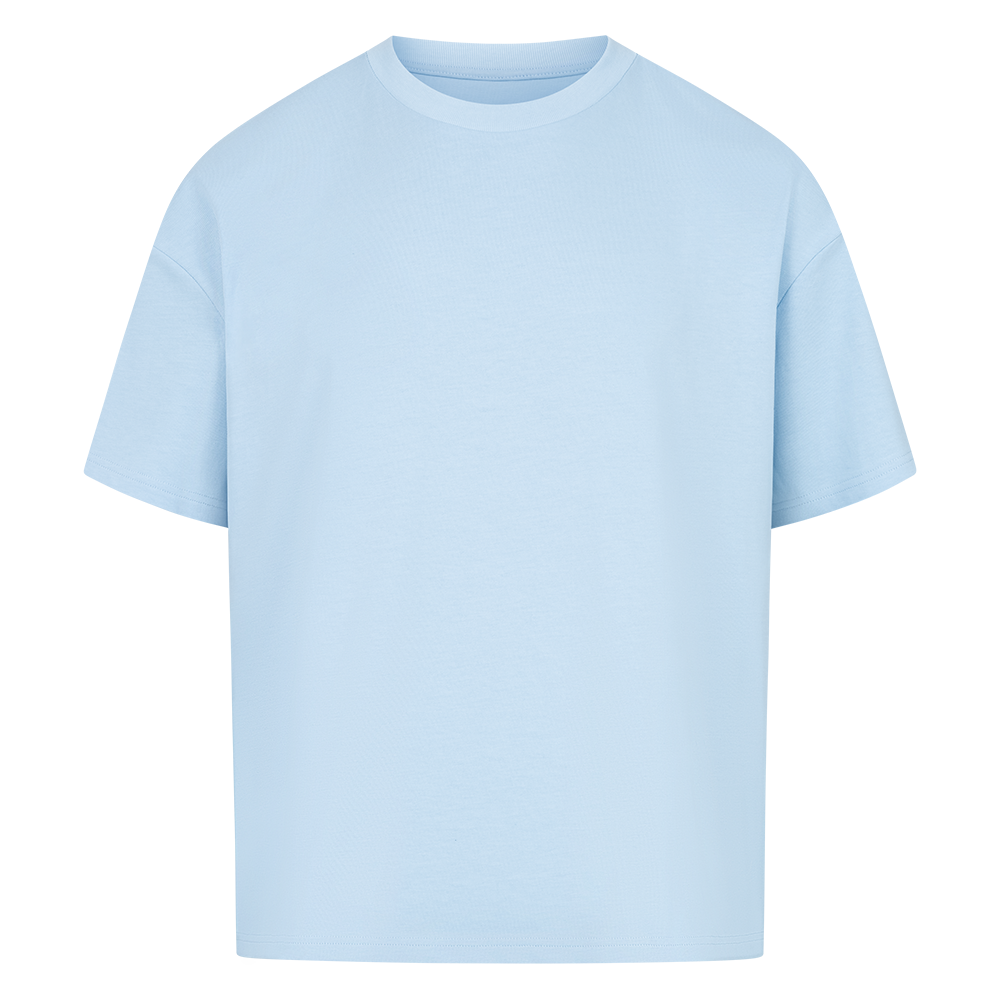 DIVSN AURELIA Oversized Shirt Babyblau Vorderansicht