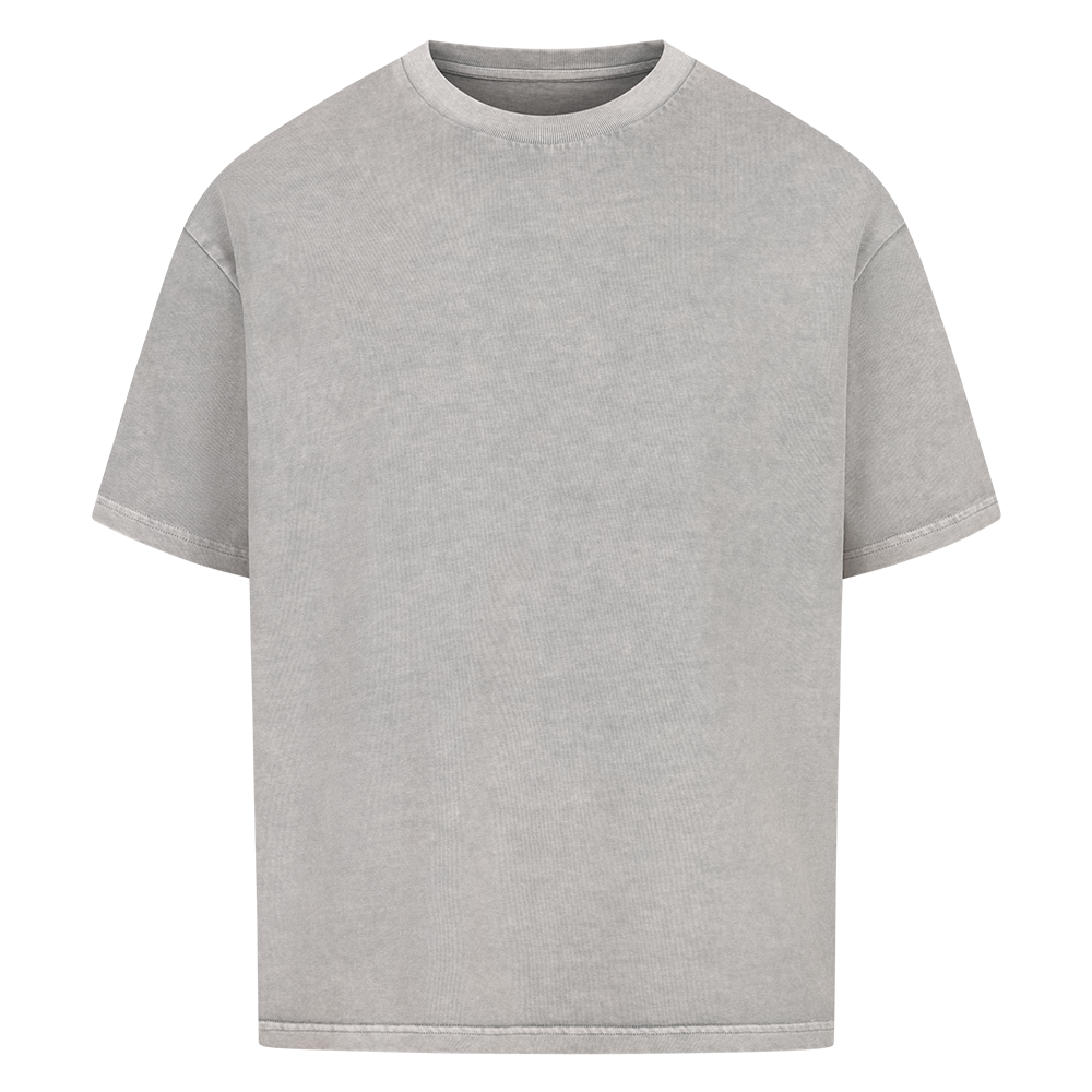 DIVSN AURELIA Oversized Shirt Washed Grey Vorderansicht