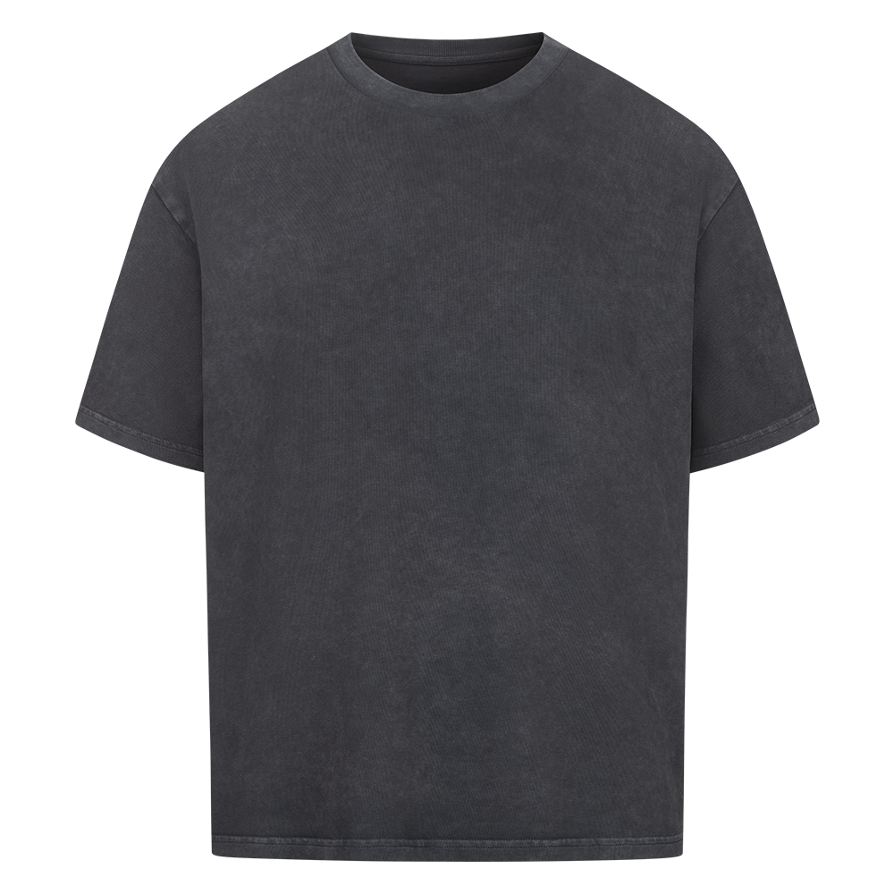 DIVSN Be Your Oversized Shirt Washed Black Vorderansicht